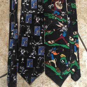 Vintage looney tunes ties
